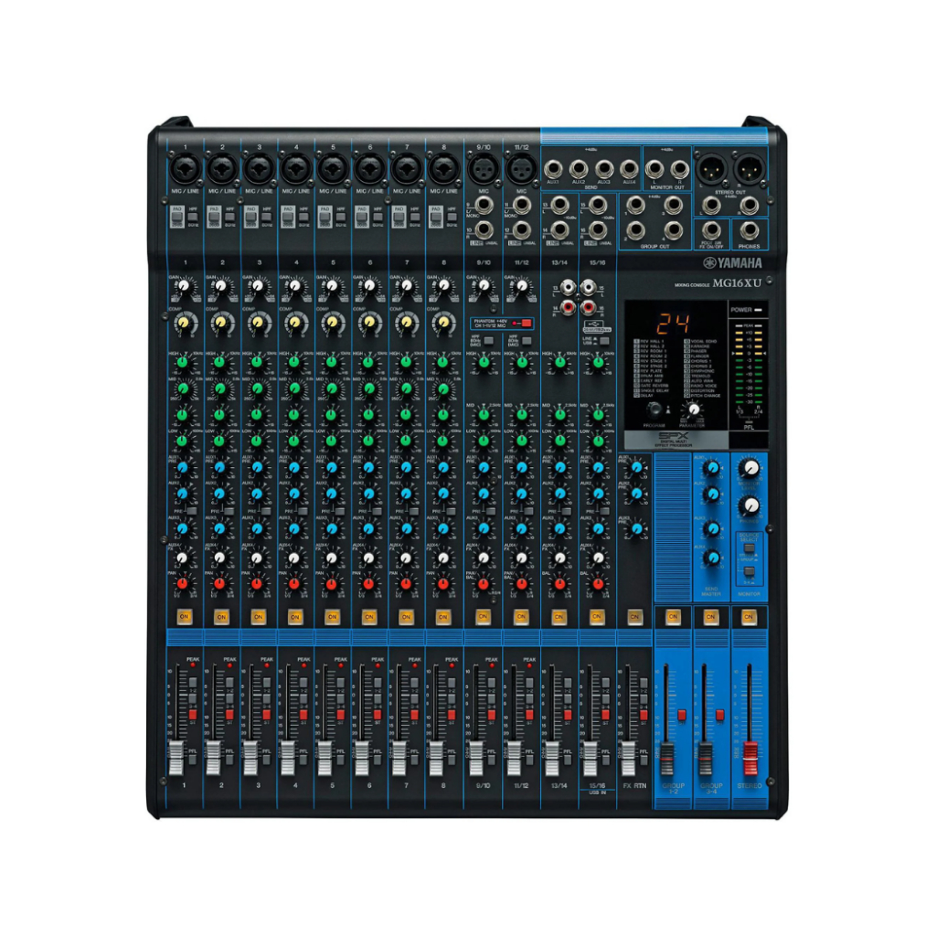 Mixer Yamaha MG16XU Mixer Yamaha 16 Channel Original Yamaha Mixer 16XU Original