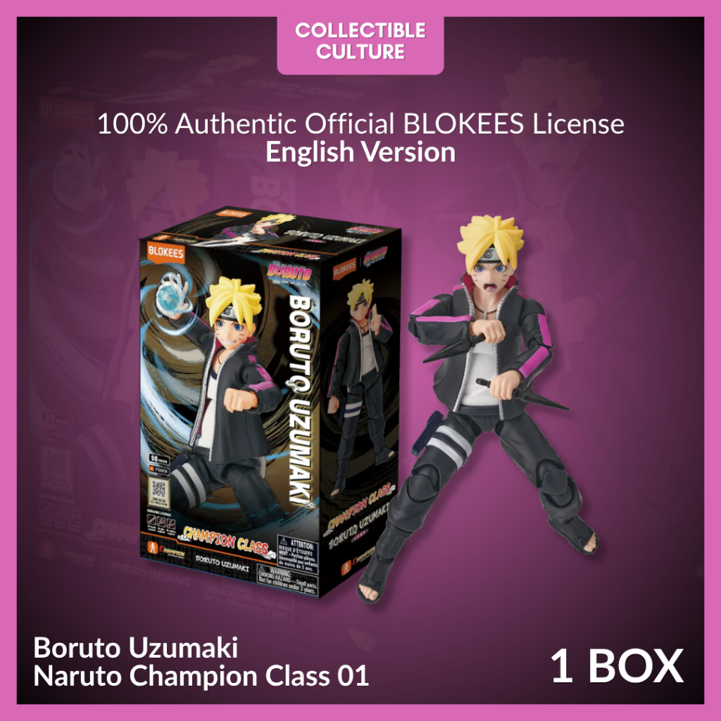 Boruto Uzumaki Blokees Naruto Champion Class 01 Original 1 Box Segel