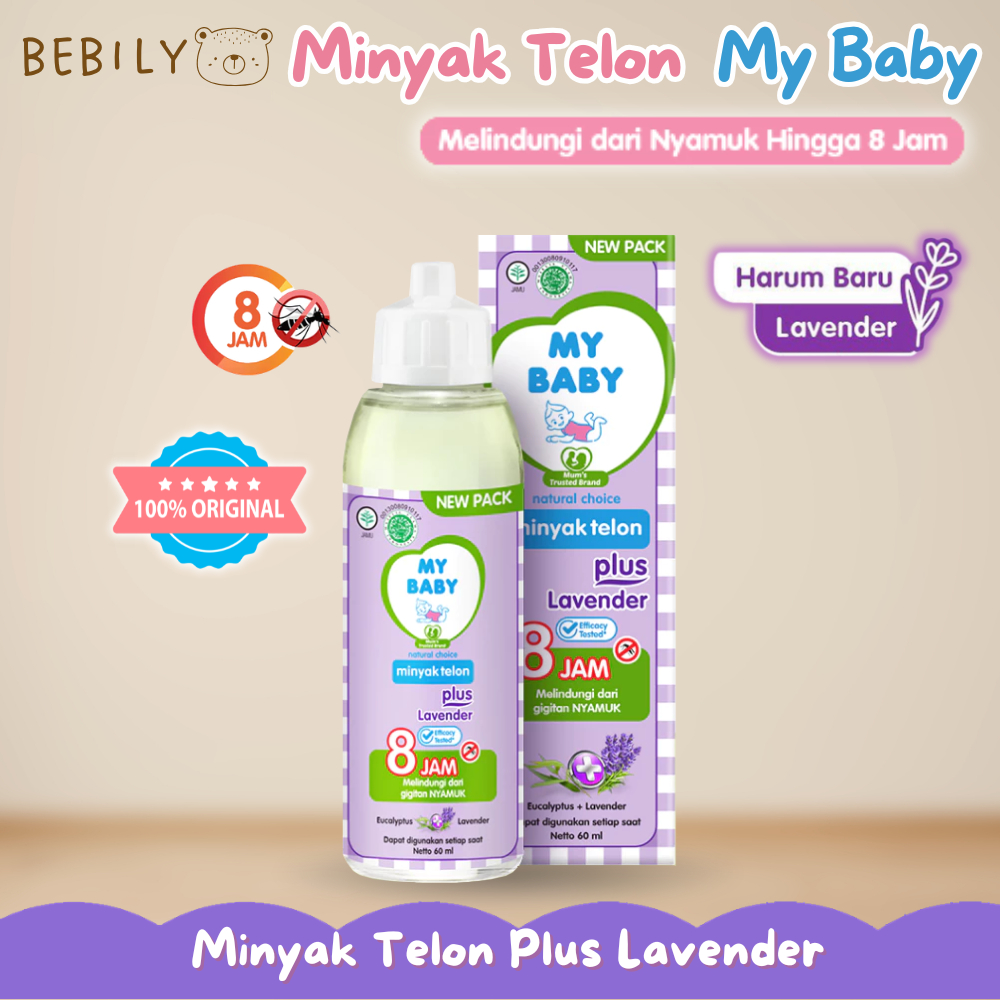 MY BABY Minyak Telon Plus Lavender 30ml Minyak Telon Lavender My Baby My Baby Telon Eucalyptus 90ml