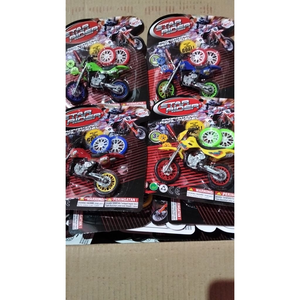 mainan motor cross star rider/mainan motor cross ban