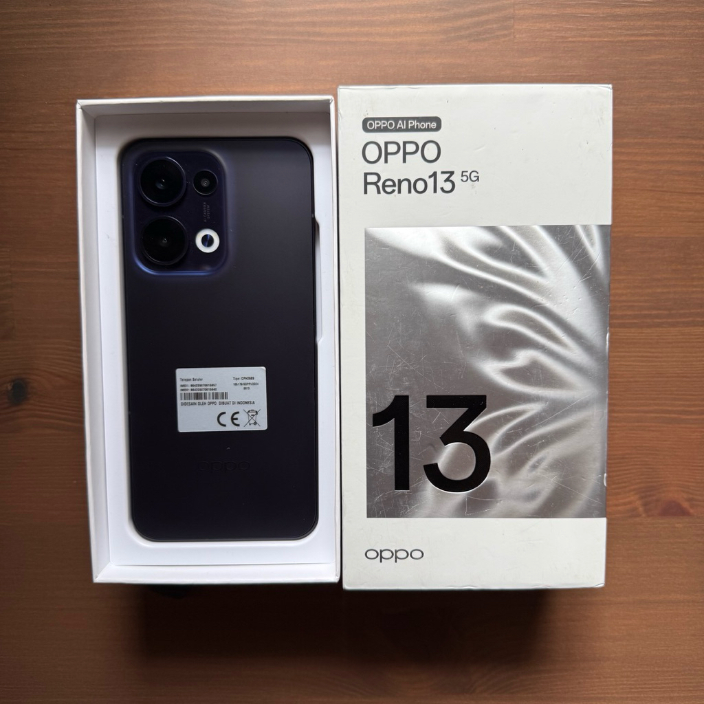 Oppo Reno 13 5G 12/256GB Garansi On Resmi Indonesia Second Original