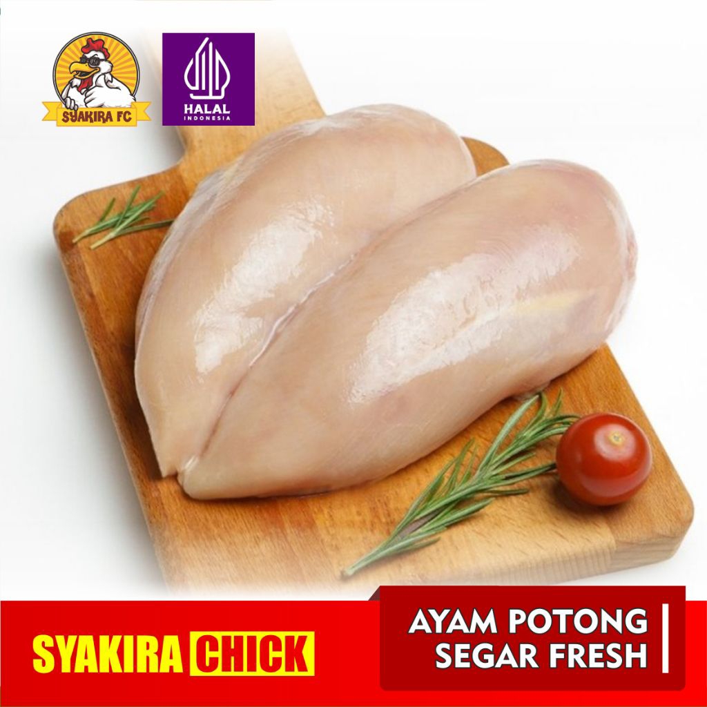Boneless Dada Ayam Segar / Fillet Dada Ayam Fresh / Daging Unggas 1 kg (Ayam Segar)