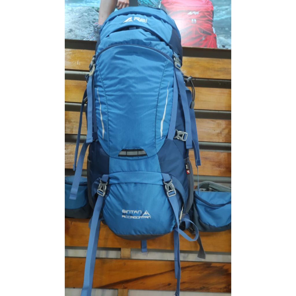 Arei Bintan 60+5L Tas Gunung CARRIER ORIGINAL BIRU