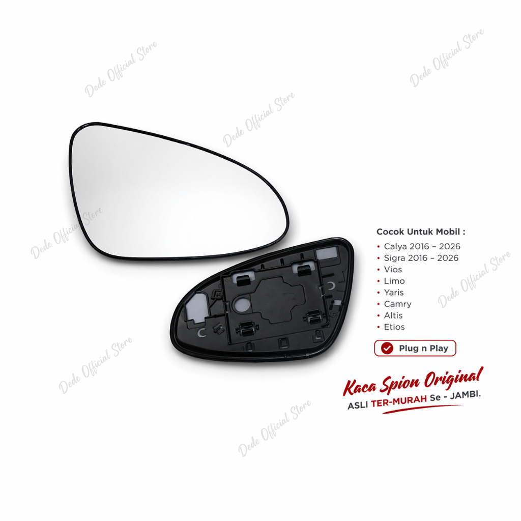 Kaca Spion Calya Sigra Altis Limo Vios Camry Etios Yaris Kaca Spion Refill Plus Bracket