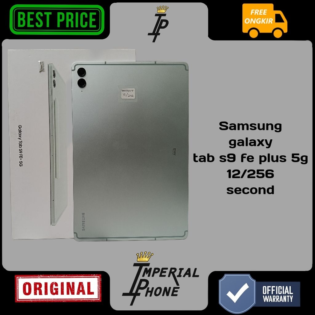 samsung galaxy tab s9 fe plus 5g 12/256 second