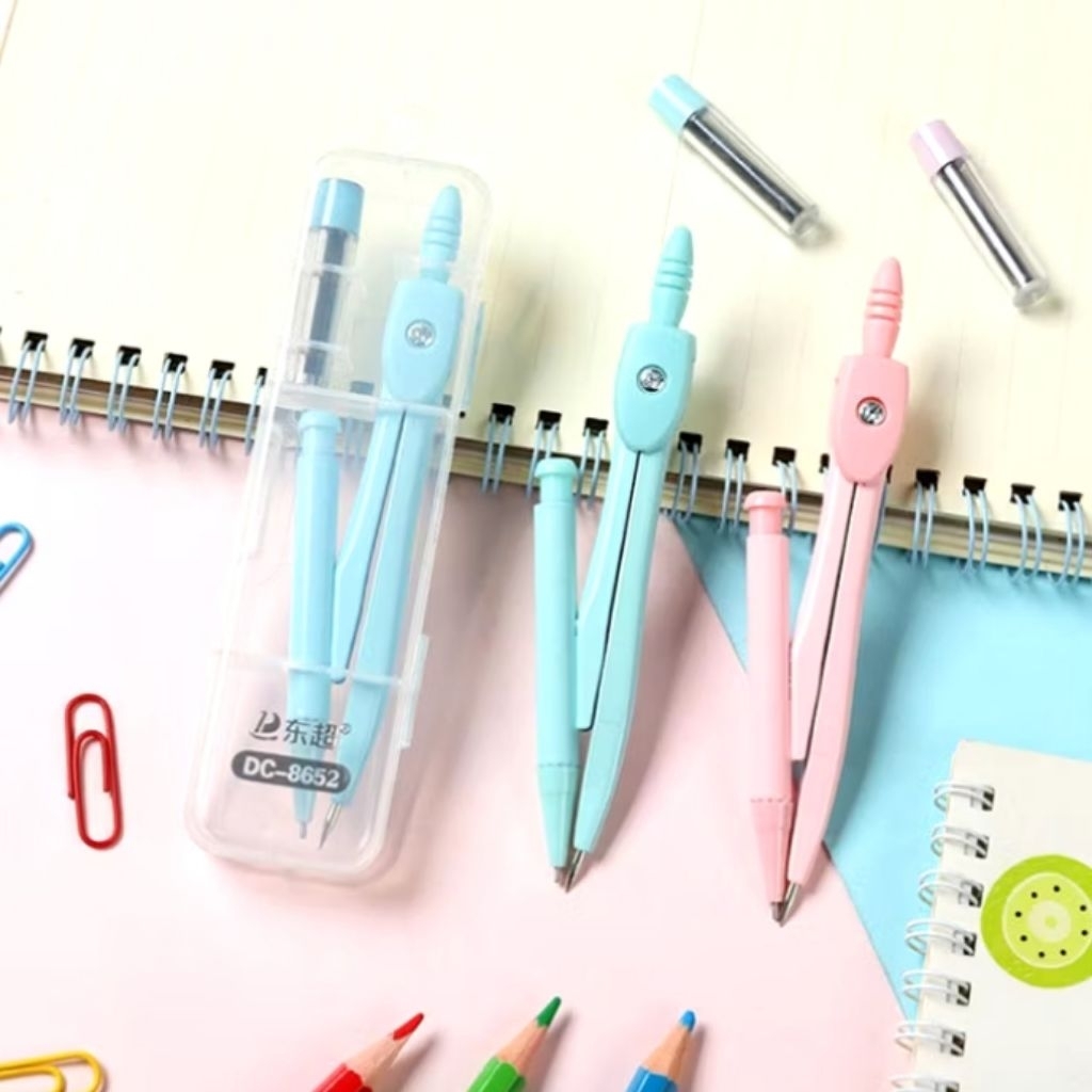 Jangka Besi Alat Sekolah Anak Jangka Warna Mekanik Sekolah Jangka Besi Motif Besi