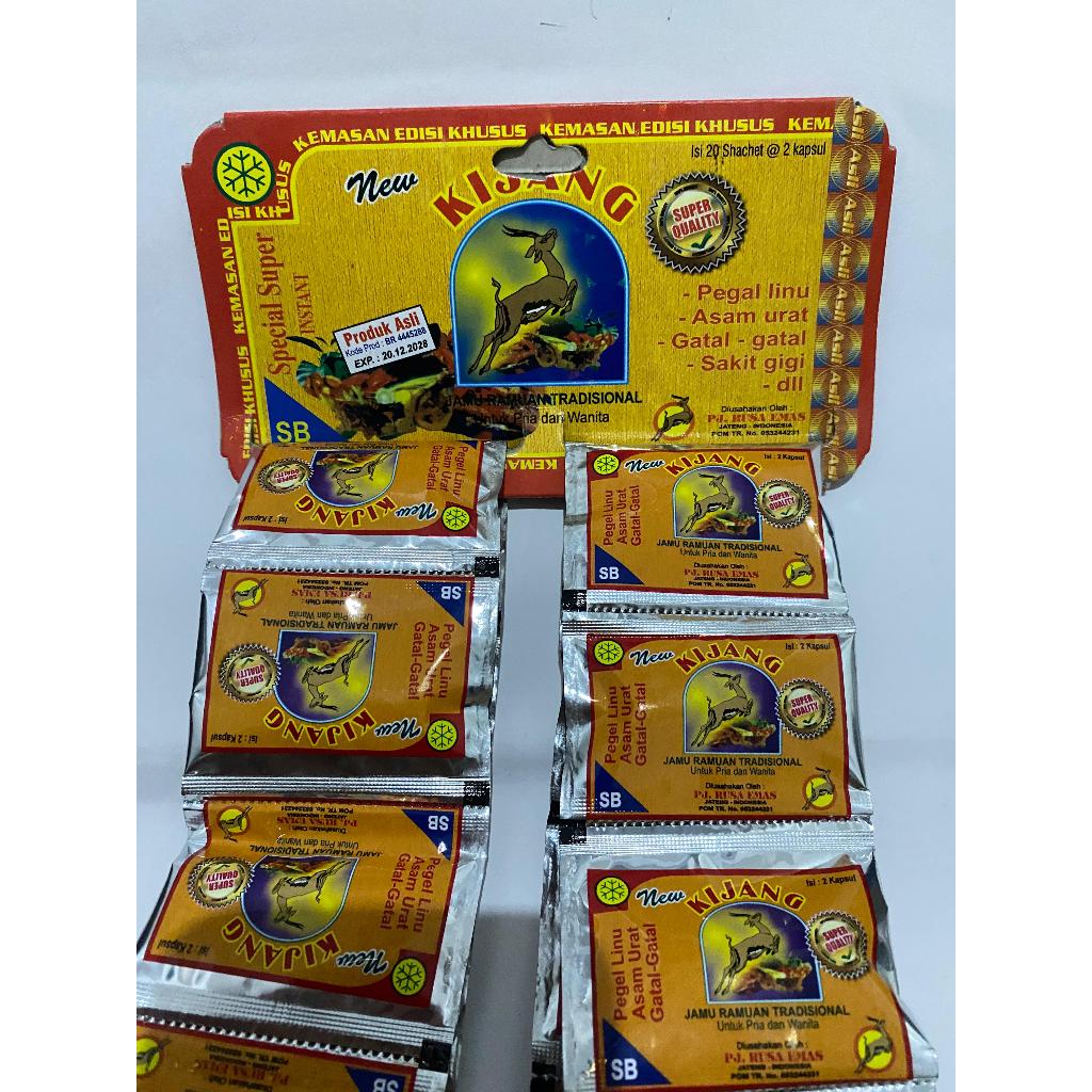 Kapsul Kijang Herbal - 100% Original, Bahan Alami, Obat Tradisional