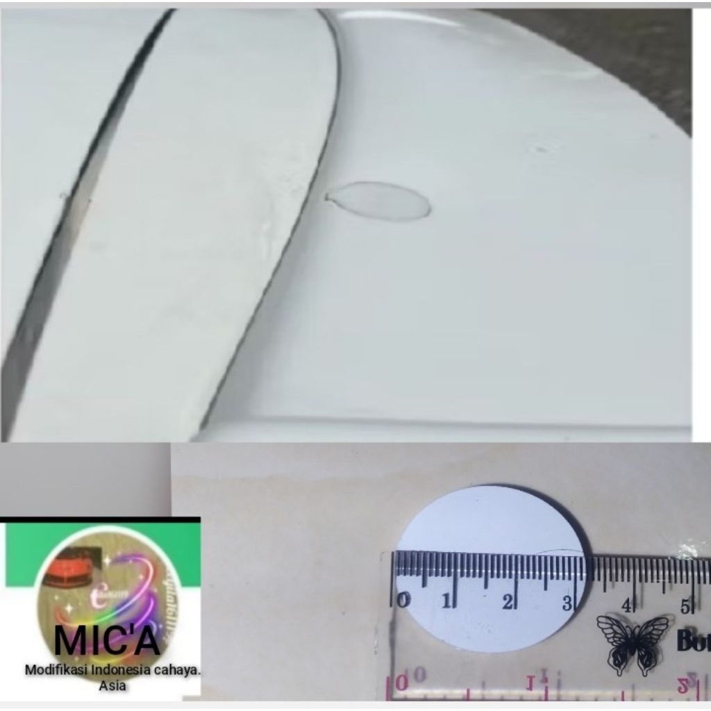 Variasi Tutup Lubang baut Spoiler Khusus Yaris Bakpao Model Oval