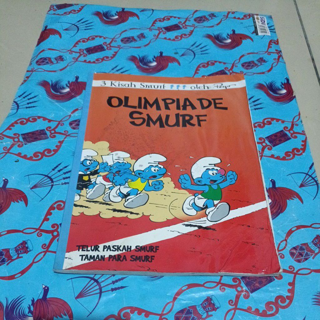 Komik 3 kisah smurf - Olimpiade Smurf ,Telur paskah Smurf ,Taman para smurf