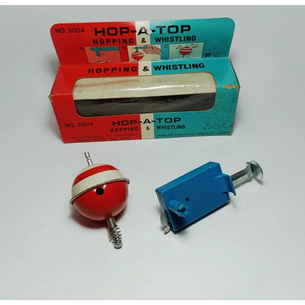 Mainan Jadul Tintoys Gasing Tintoys Hop A Top Hopping & Whistling