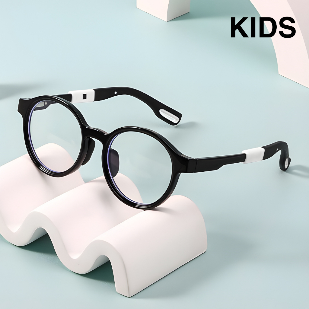 Kacamata Anak KIDS Minus Bulat Engsel Pegas Kecil MORIARTY - EZIO