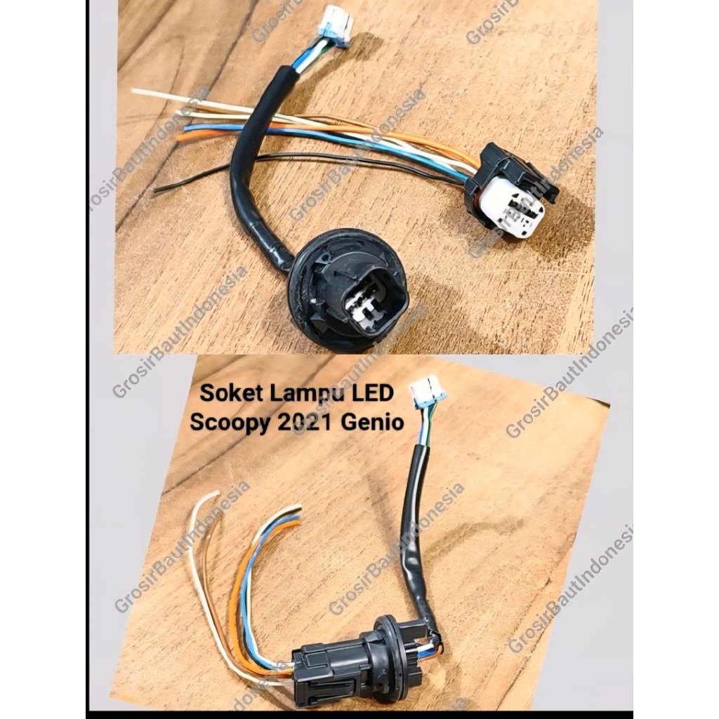 Soket Socket Lampu LED motor Scoopy 2021 Genio