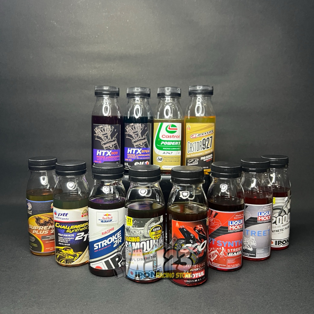 Oli Samping 2 Tak Repack 100ML Berbagai Jenis Wangi Sirkuit Untuk Motor RX KING, NINJA, F1ZR