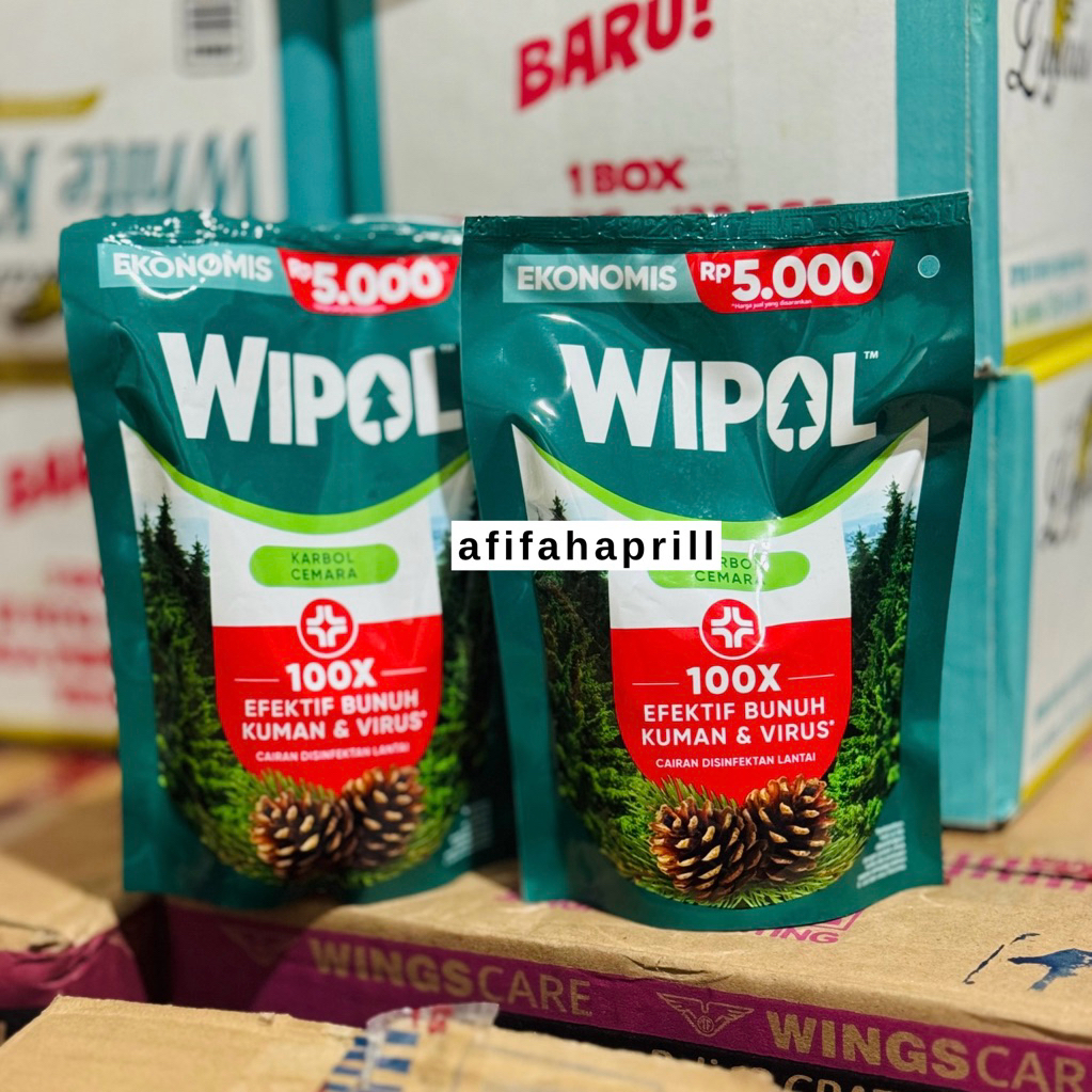 Wipol Pembersih Lantai - Pembersih Lantai Wipol Kemasan Ekonomis 5000 Pembersih Lantai WIPOL