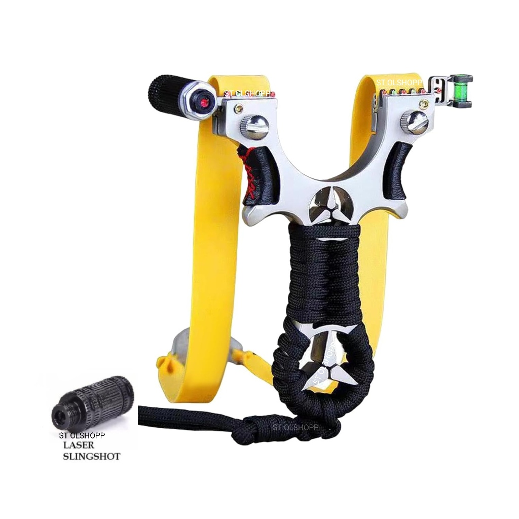 Ketapel Laser Slingshot Berburu Catapult Mercy Stainless