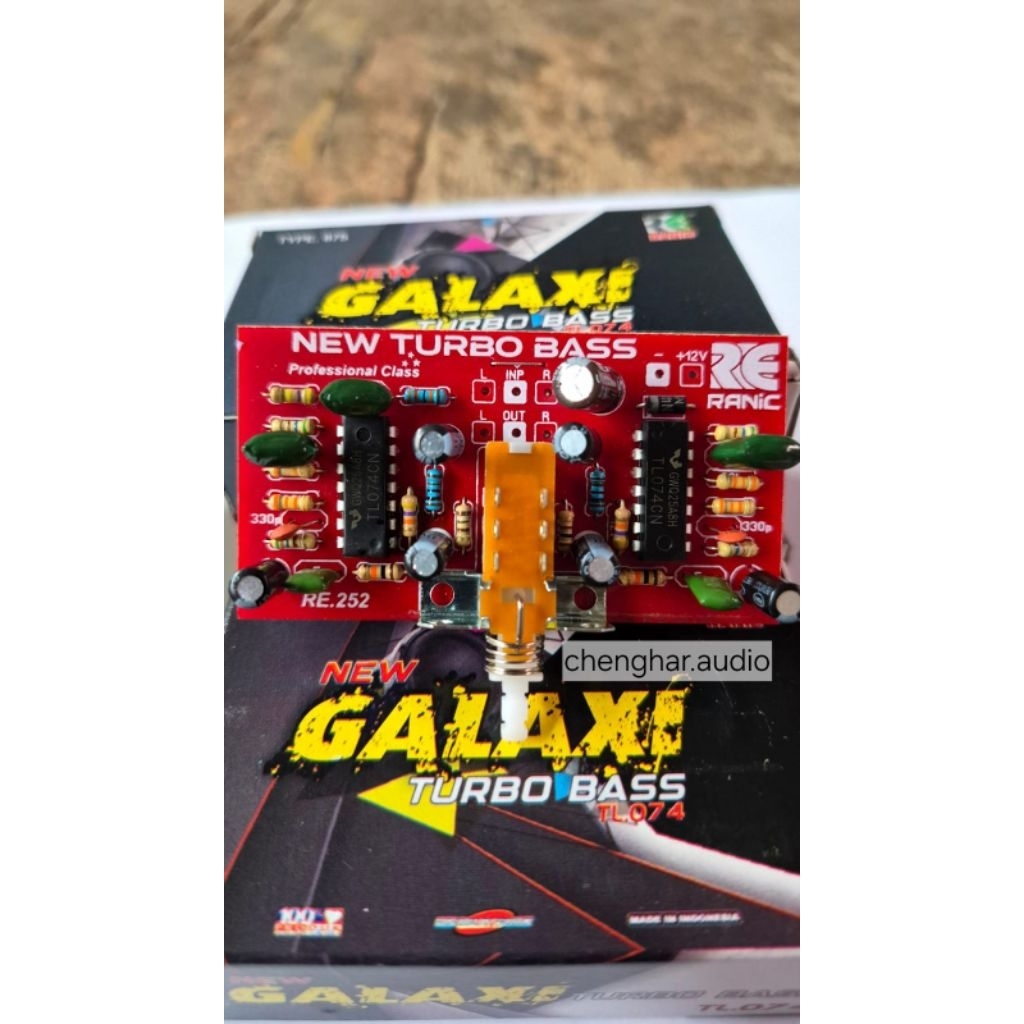 Kit Galaxi Galaxy New Turbobass Stereo 2IC TL074 12V