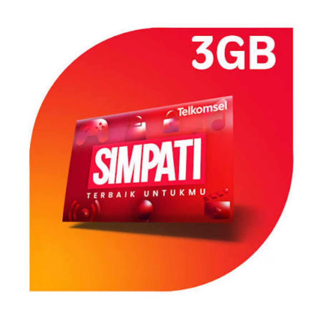kartu perdana Telkomsel 3GB Kuota Nasional