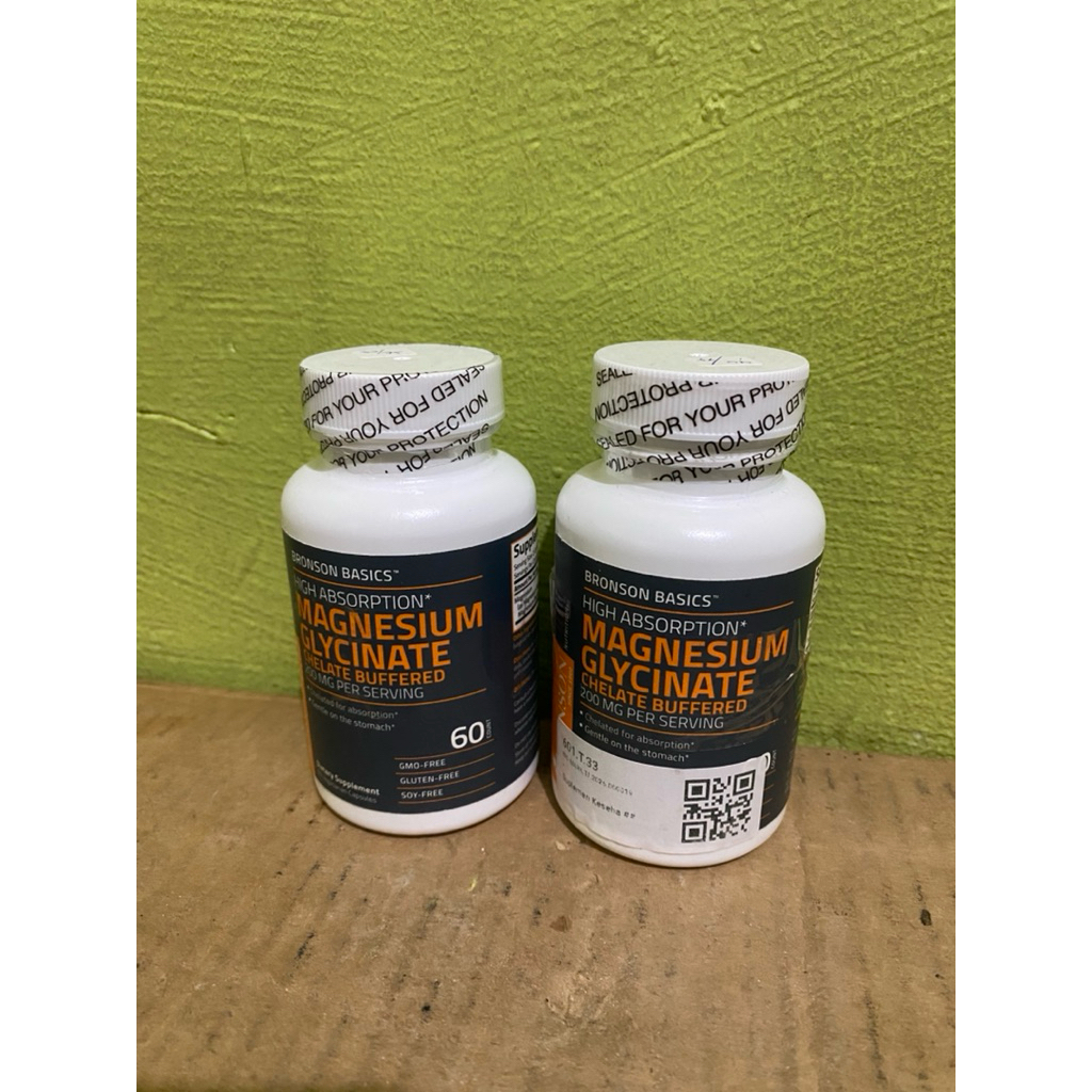 Kapsul Bronson Magnesium Glycinate | 60 Kapsul