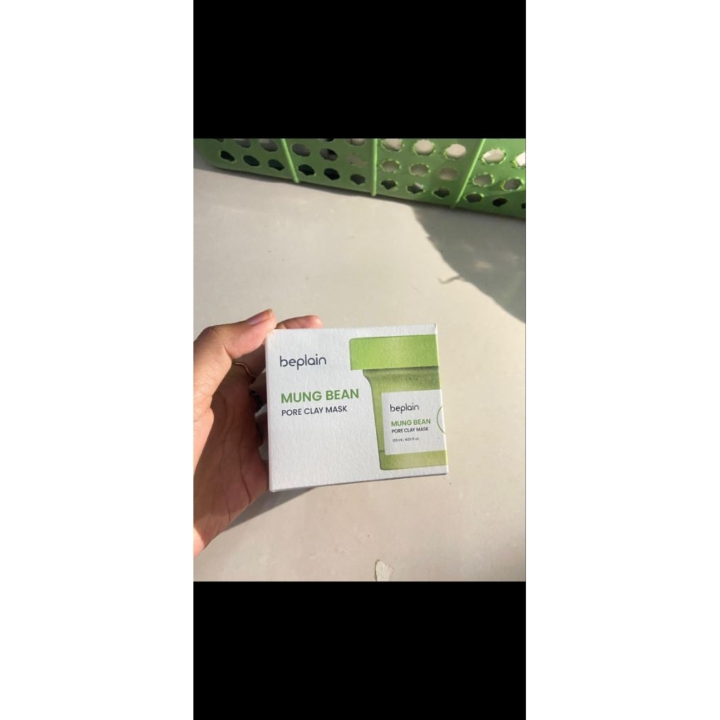 masker mung bean beplain