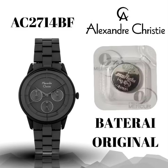 Baterai jam ALEXANDRE christie original AC2714BF