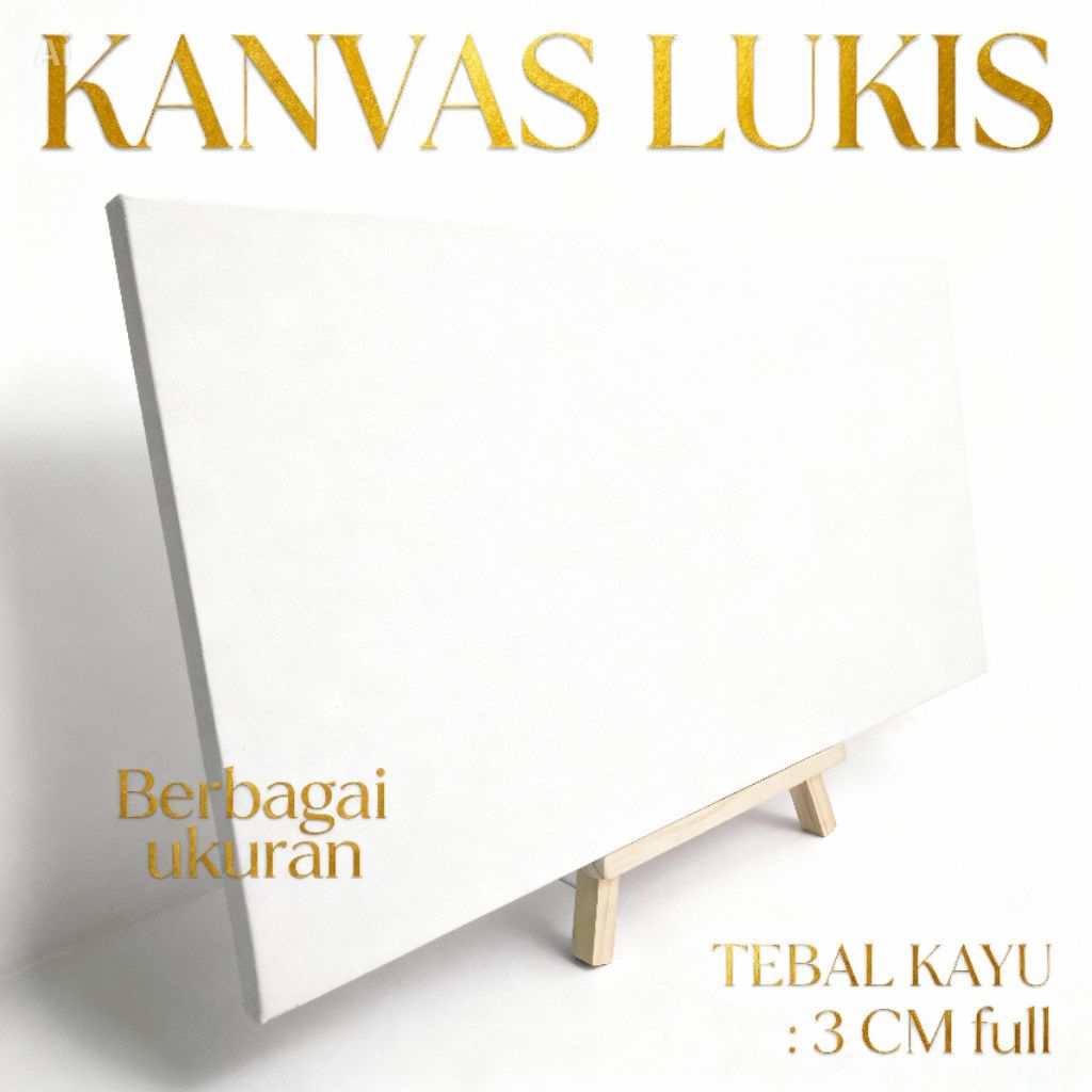 Kanvas lukis Premium 60x80cm/60x90/60x100/60x120/ 80x80/70x90/50x110cm kanvas tc.Canvas lukis berkua