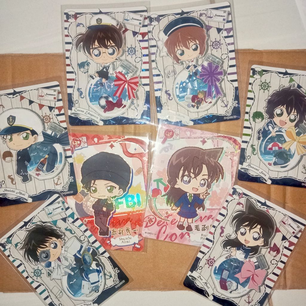 [ KAYOU LICENSED DETECTIVE CONAN ] kartu detective conan kayou QR | kartu kayou | detective conan | 