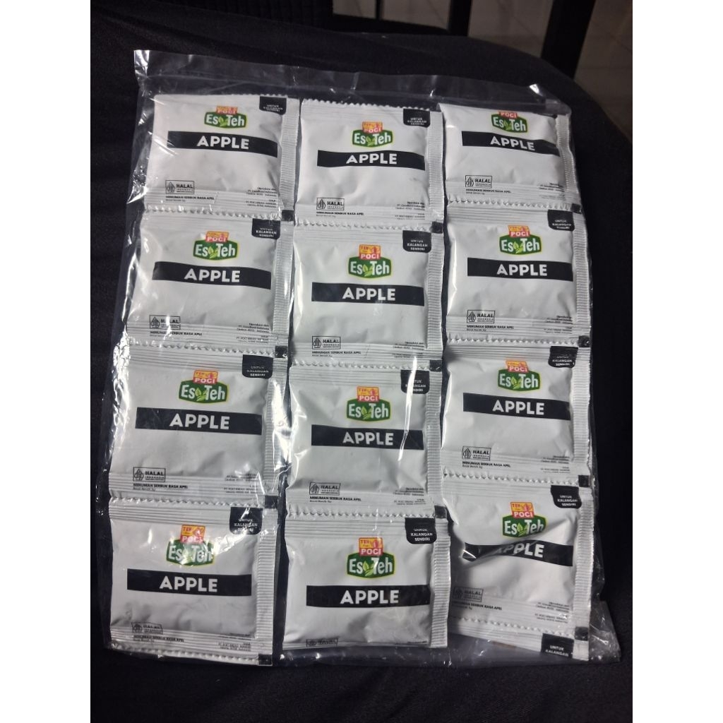 Serbuk Rasa Teh Poci -Apel 10 Sachet