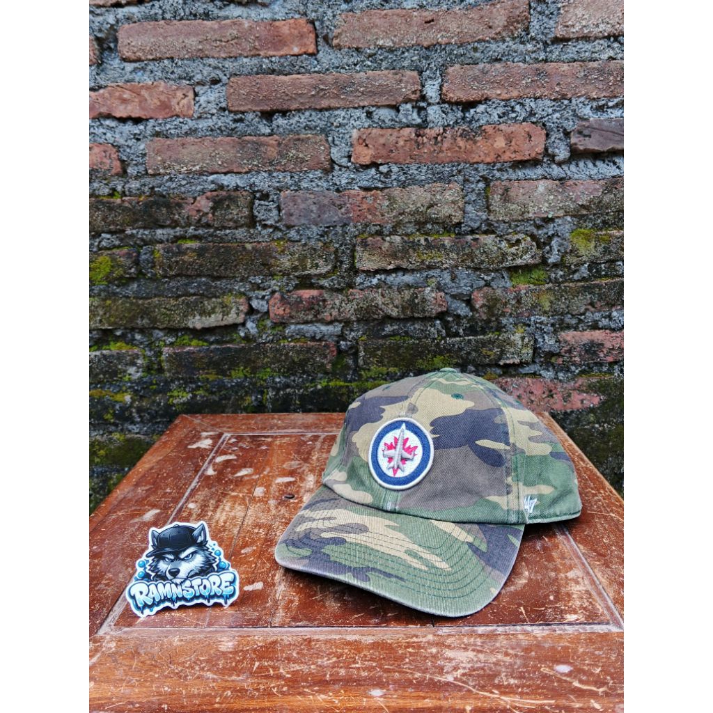 topi 47 brand x nhl winnipeg jets camo