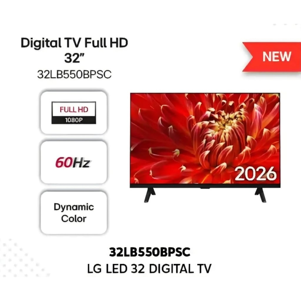 LG TV LED 32LB550 HD Digital 32 Inch