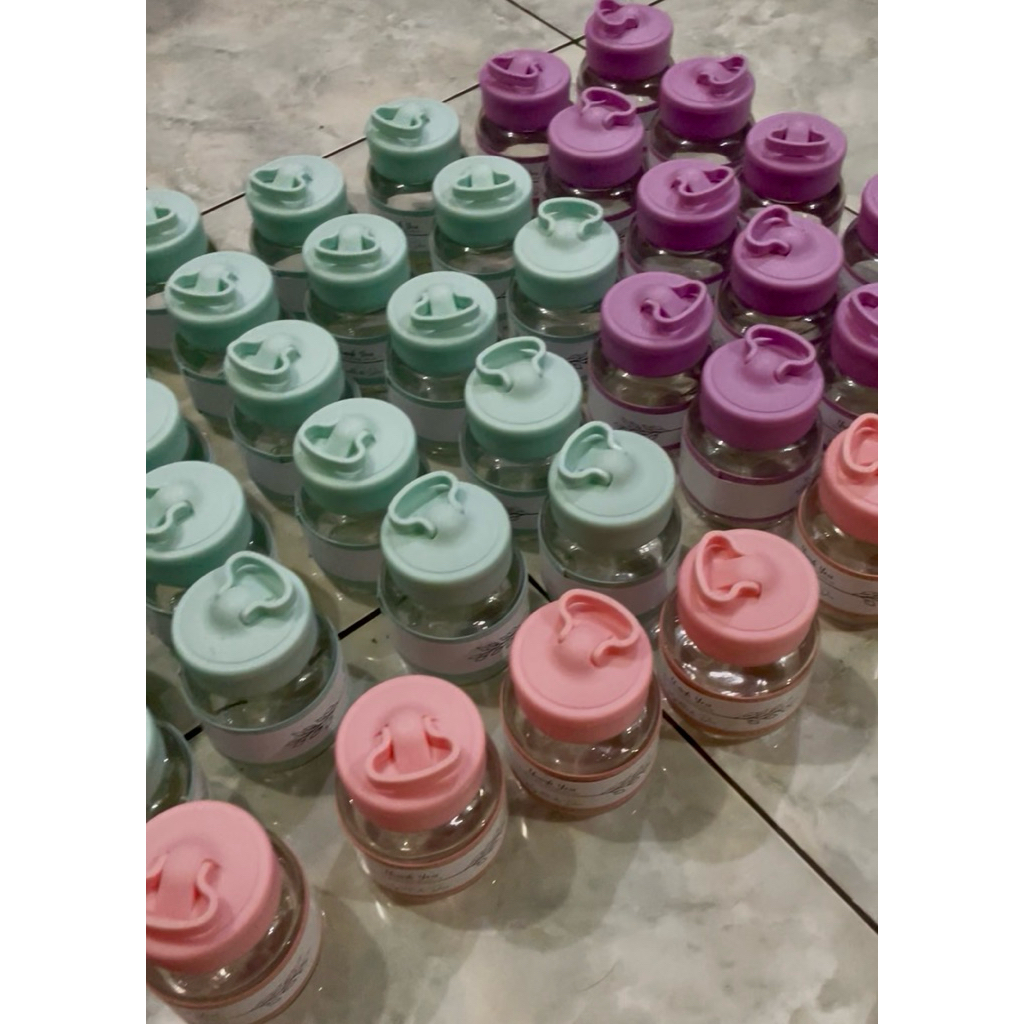 Souvenir Wedding Toples Botol Kaca