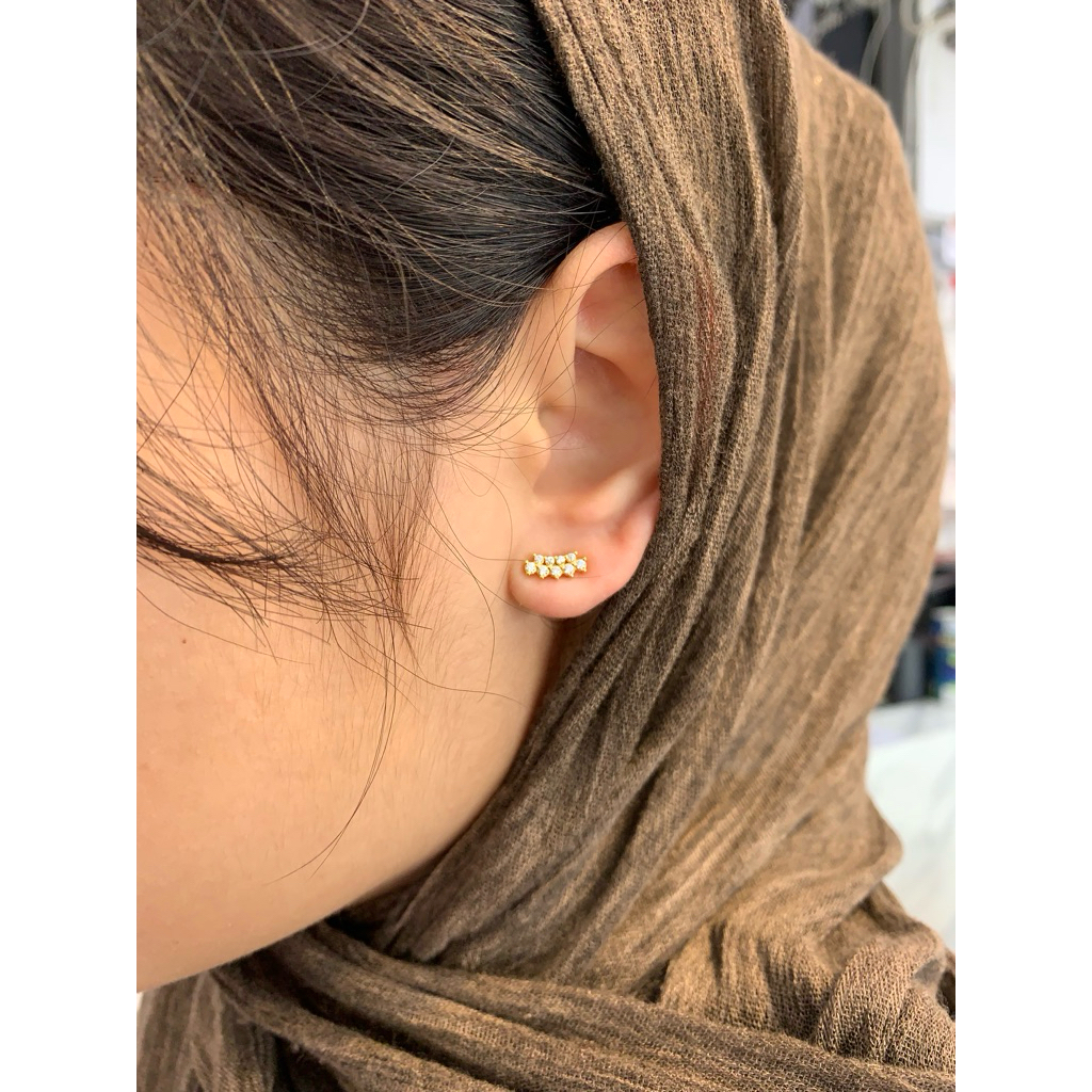 Anting Tusuk Ulat Bulu by Dewitashop