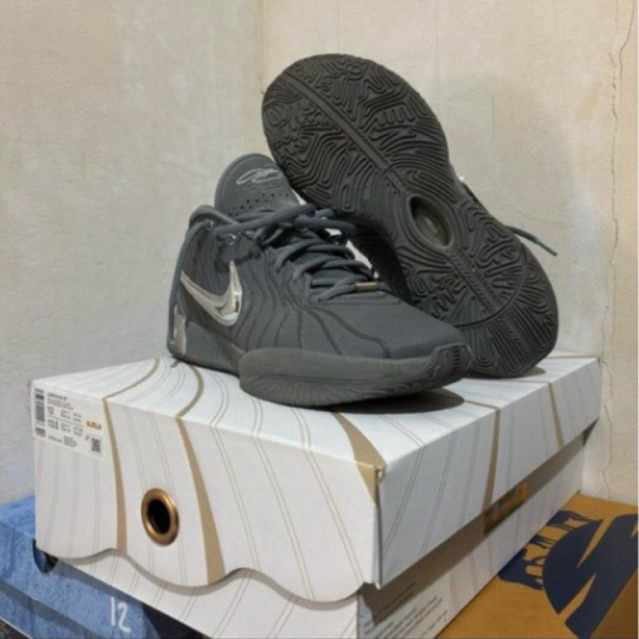 NIKE LEBRON 21 - COOL GREY/METALLIC SILVER/IRON GREY sz46