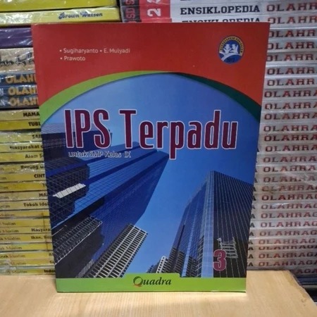 Buku BEKAS Original IPS Terpadu SMP MTs Kelas 9 K13 Quadra