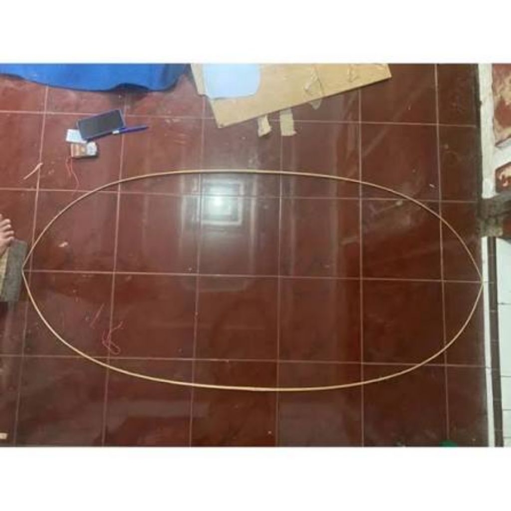 Sepasang sayap layangan pegon ceper 1,2meter (atas dan bawah)