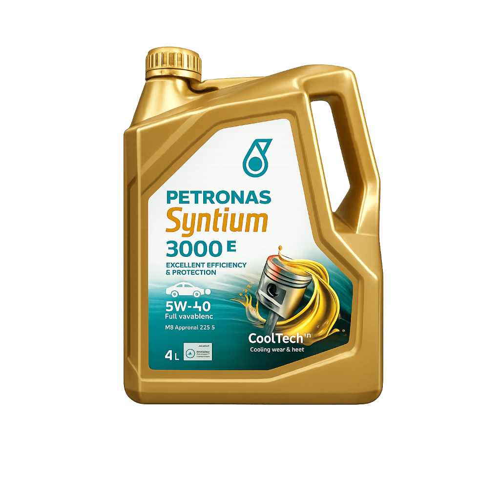 Oli Mobil PETRONAS Syntium 3000 E 5W-40 Full Synthetic 4L – Mesin Halus & Perlindungan Maksimal