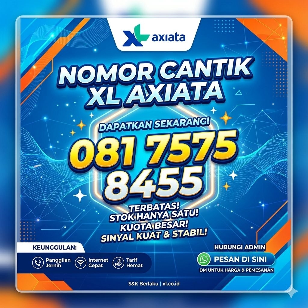 NOMER CANTIK 11 DIGIT XL AXIATA