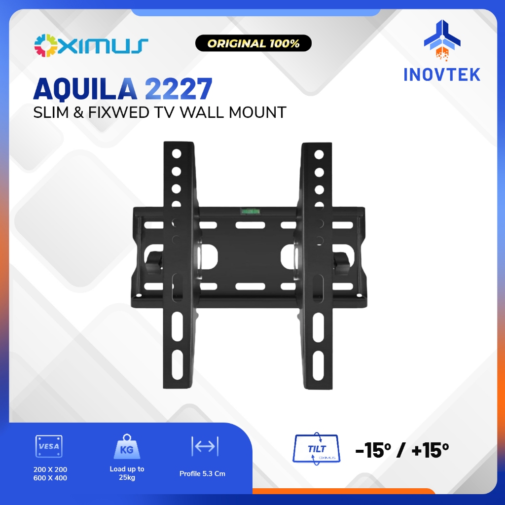 Bracket TV Tilt LCD LED TV 14" Inch - 42" Inch Oximus Aquila 2227 - Wall Mount TV