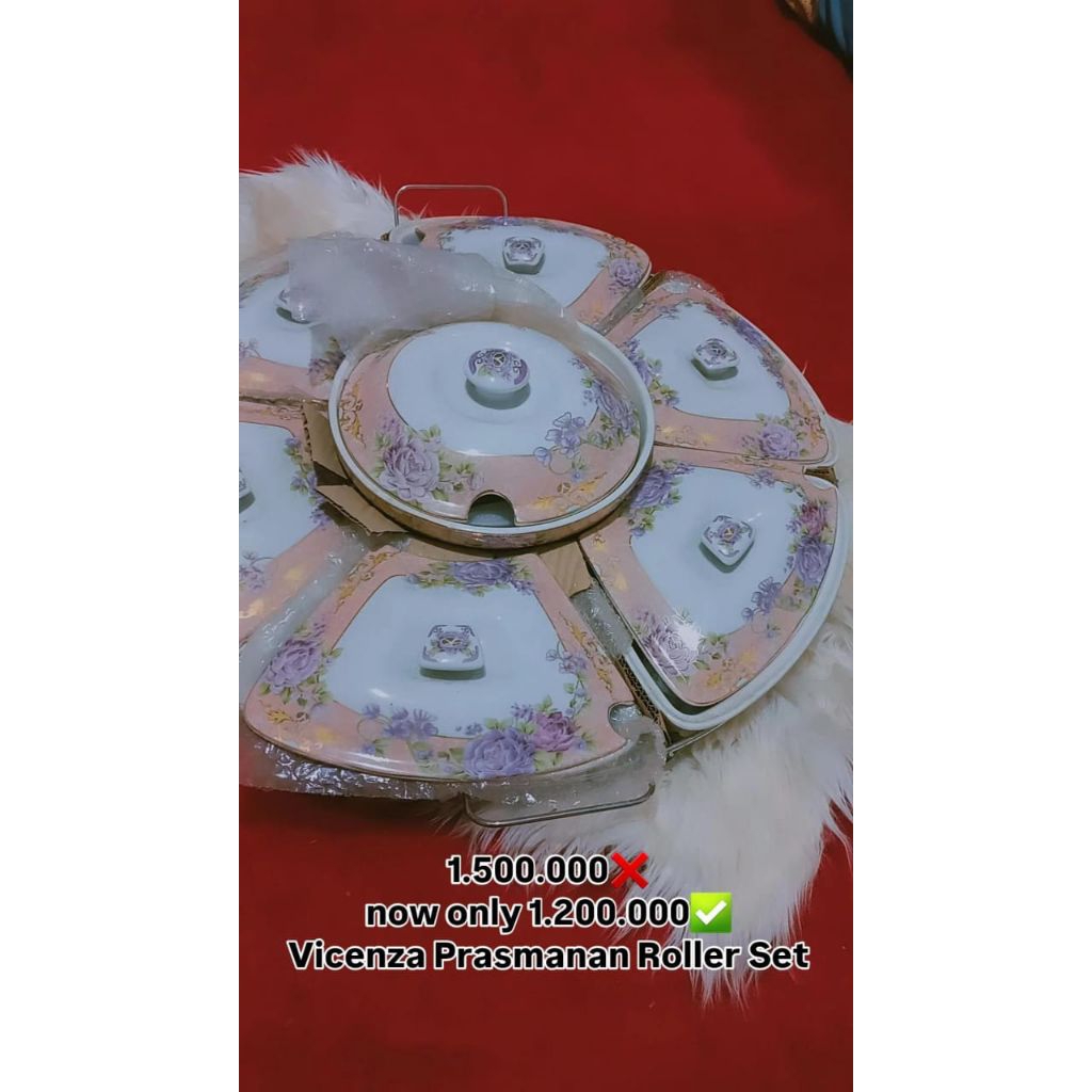 vicenza prasmanan set