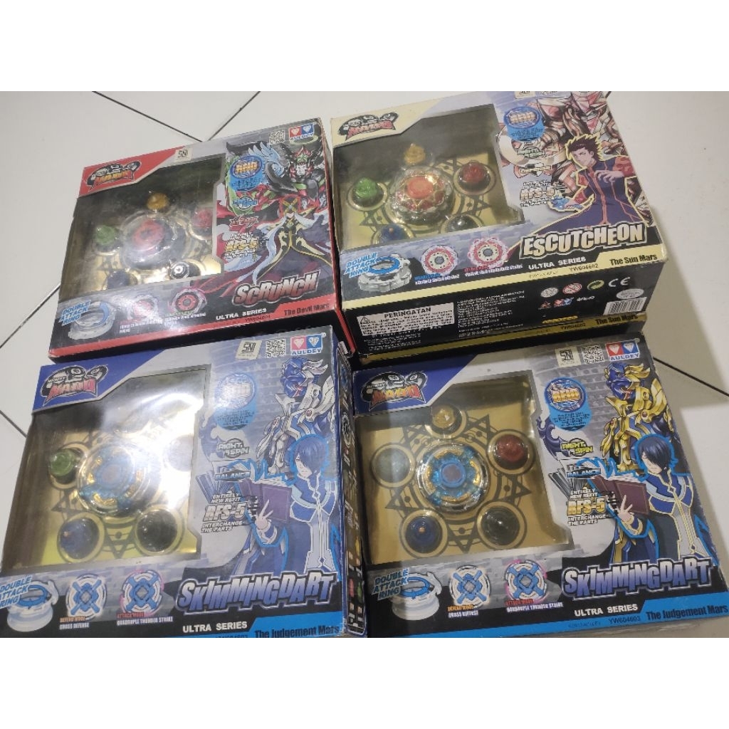 GASING BEYBLADE INFINITY NADO AULDEY INCLUDE 5 REFIT PARTS