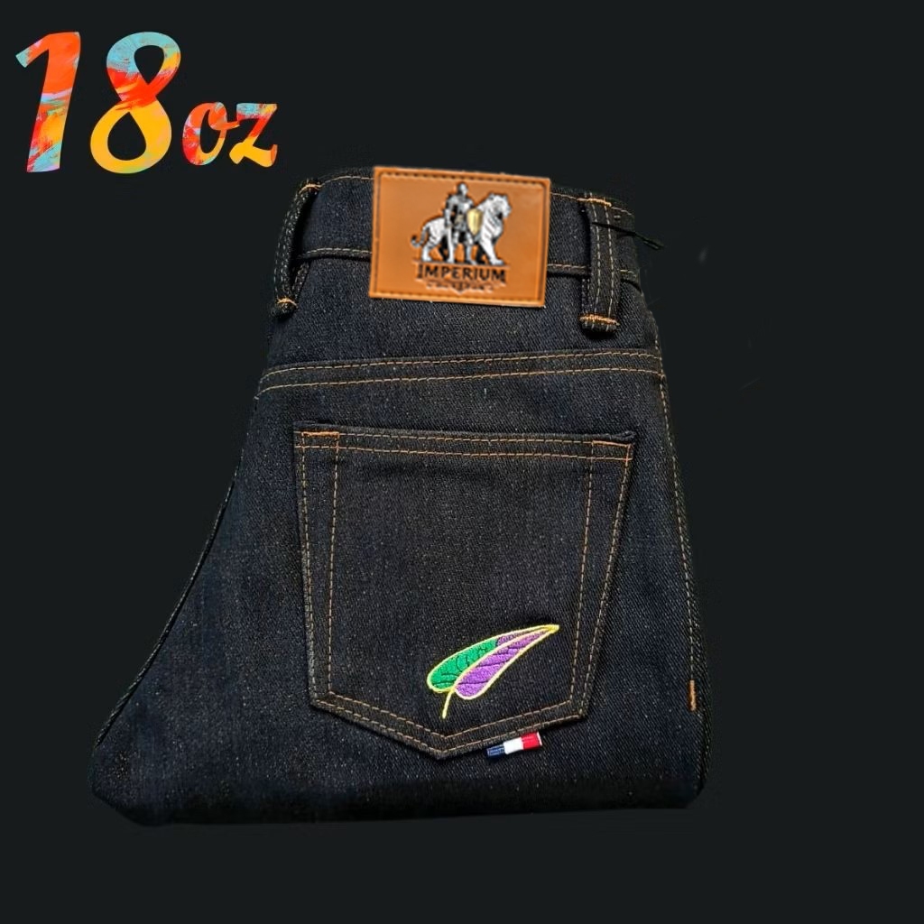 RAW DENIM SELVEDGE 18 OZ ARTIKEL COLOR WEFT