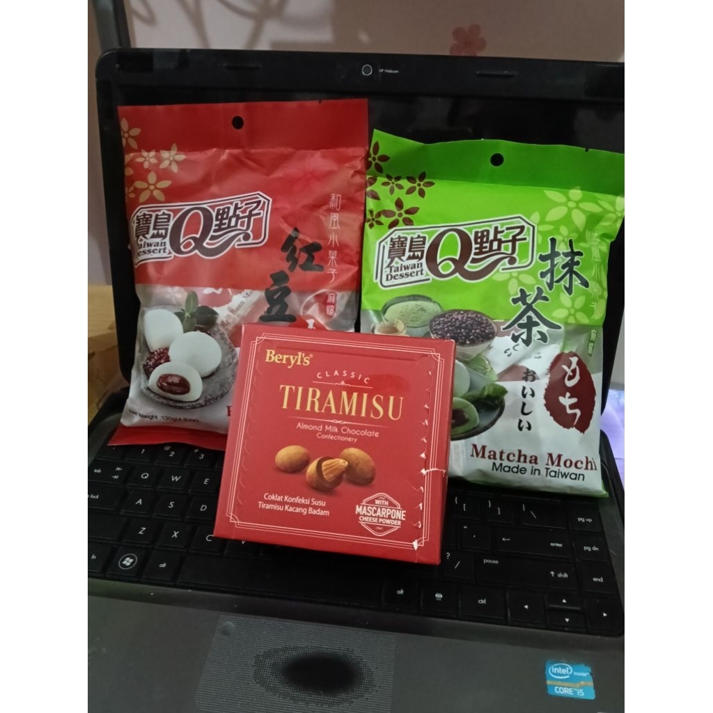 Snack Mochi Taiwan & Coklat Beryls Malaysia