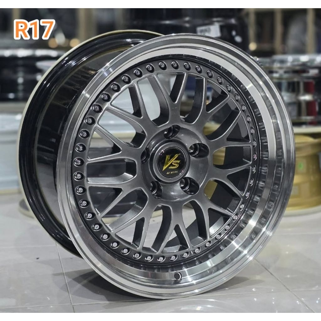 Velg Work VS ( BBS ) R17 Grey Lips Polish 5x114