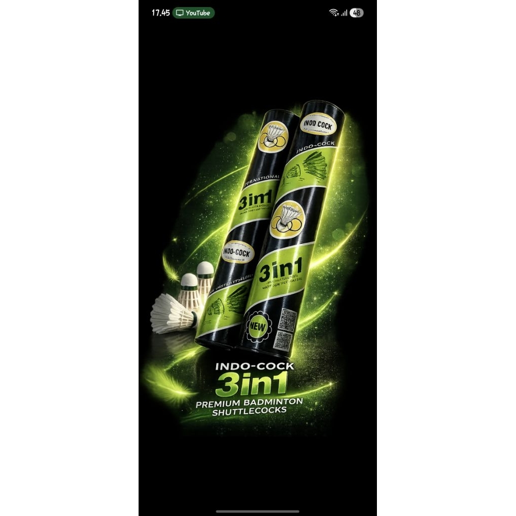 shuttlecock Indocock 3in1
