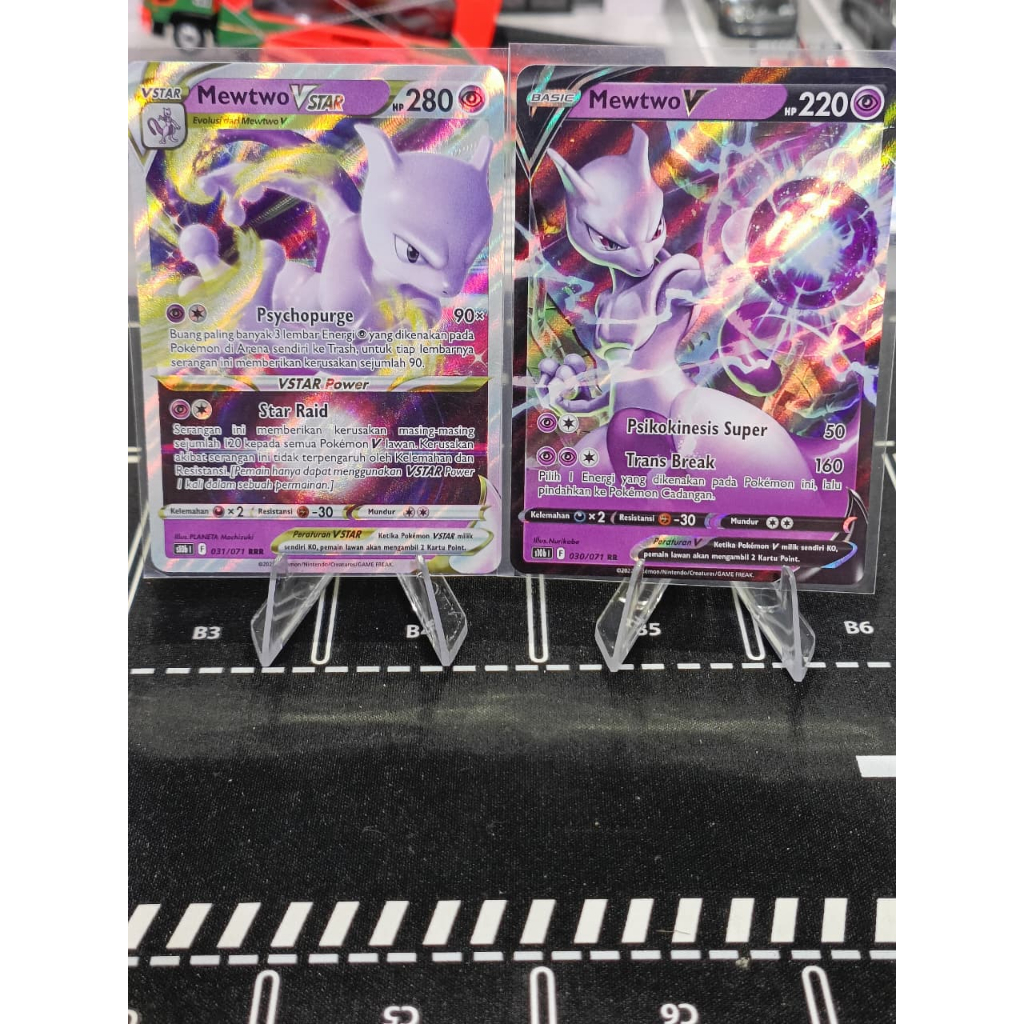 Set Mewtwo VSTAR & Mewtwo V - Kartu Pokemon TCG Indonesia