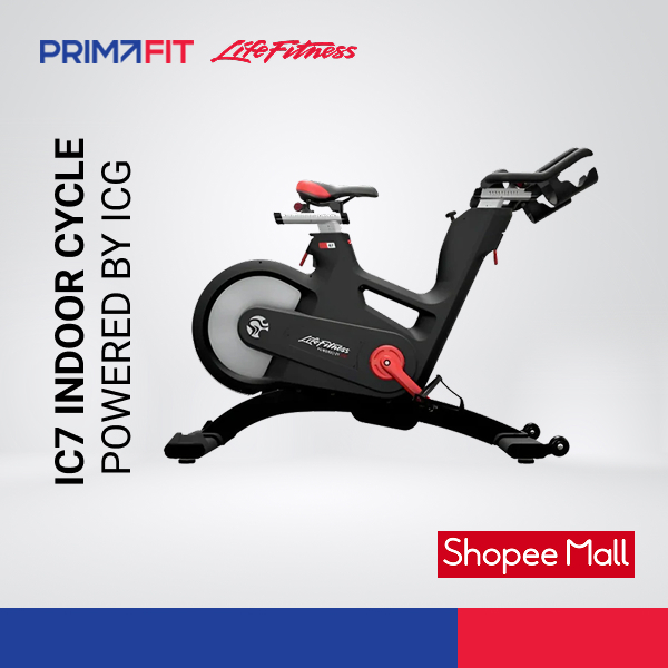 Life Fitness IC7 Indoor Cycle, Sepeda Statis - Powered by ICG