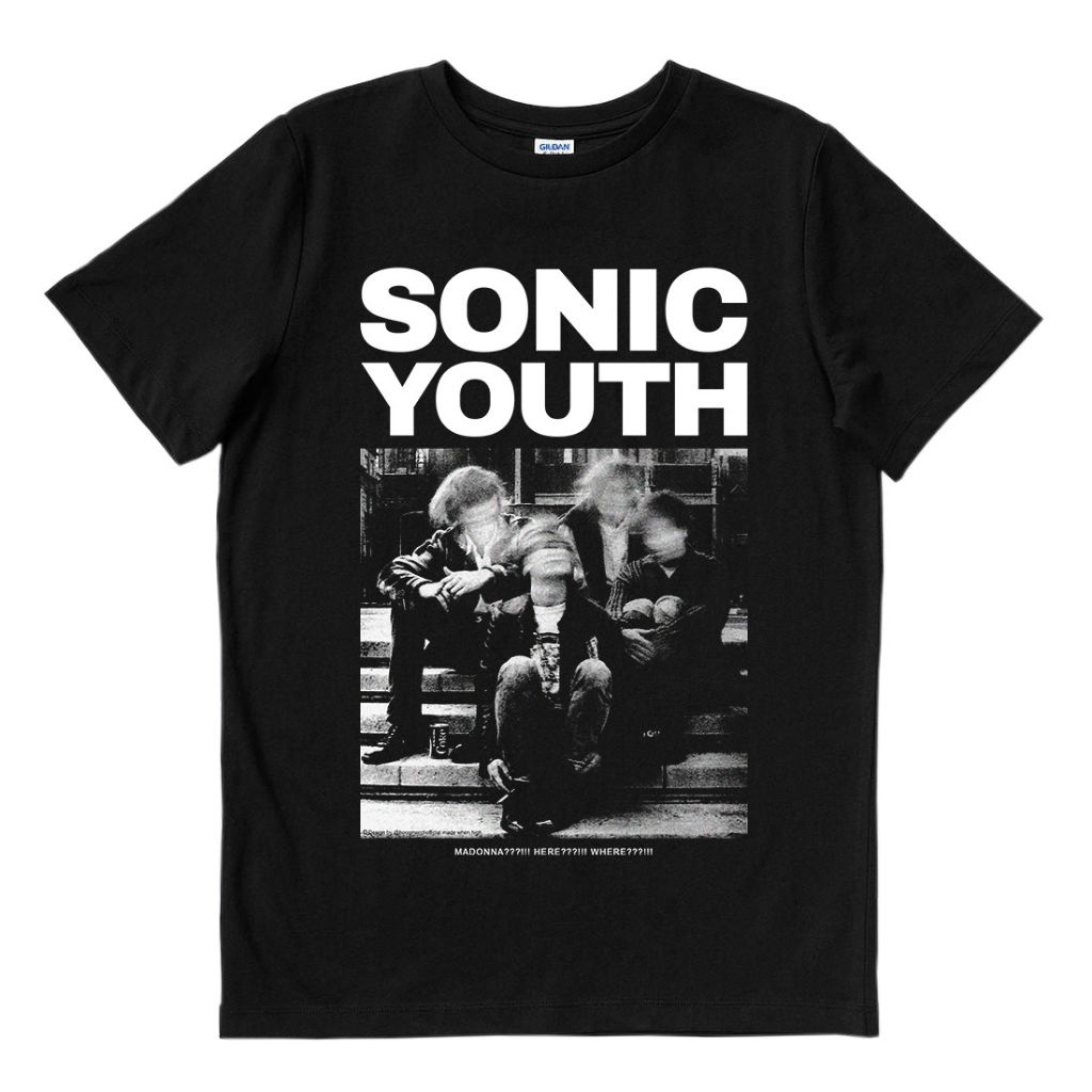 Kaos band SONIC YOUTH premium cotton combed 24s tshirt bootleg pria/wanita unisex