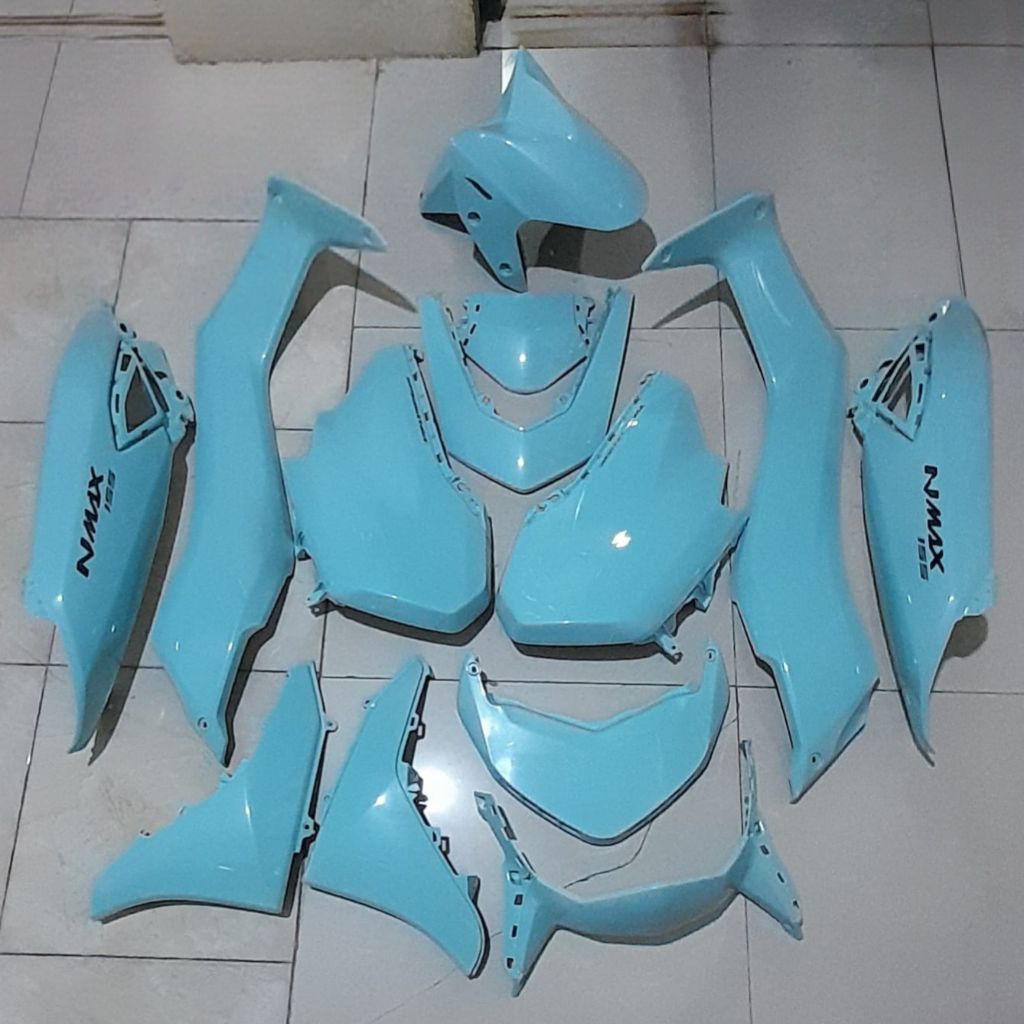 JUAL COVER2 BODY REPAINT YAMAHA NMAX NEW / ALL NEW NMAX. WARNA GREEN RELAXS / HIJAU TOSCA MINT CYRAL