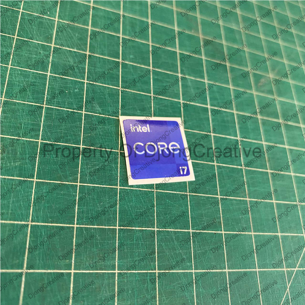 Stiker Intel Core i7 Gen 11