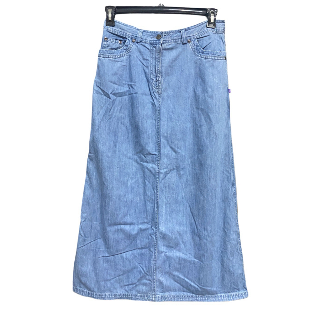 [PRELOVED] Geela Denim Skirt / Rok Wanita Span - Light Blue