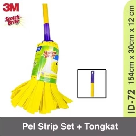 Pel Scotch Brite 3M ID-72 Kuning / 3M Scotch Brite Pel Strip Kuning